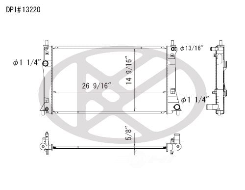 Koyorad A13220 Radiator