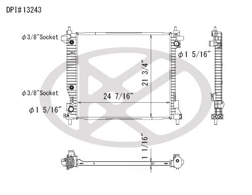 Koyorad A13243 Radiator