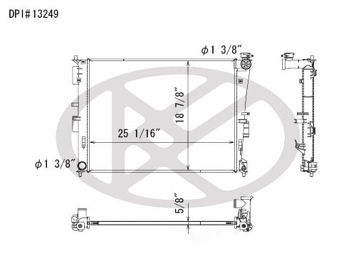 Koyorad A13249 Radiator