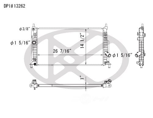 Koyorad A13262 Radiator