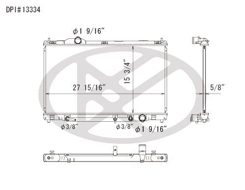 Koyorad A13334 Radiator