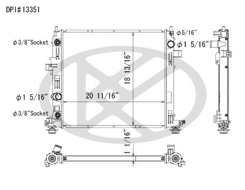 Koyorad A13351 Radiator