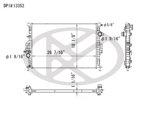 Koyorad A13352 Radiator