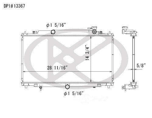 Koyorad A13367 Radiator
