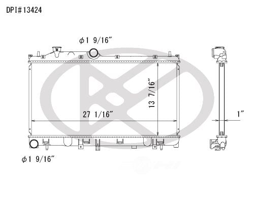 Koyorad A13424 Radiator
