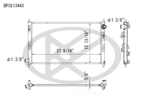 Koyorad A13443 Radiator