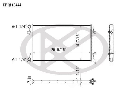 Koyorad A13444 Radiator