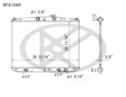 Koyorad A13449 Radiator