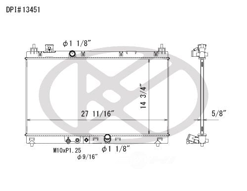 Koyorad A13451 Radiator