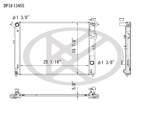 Koyorad A13455 Radiator