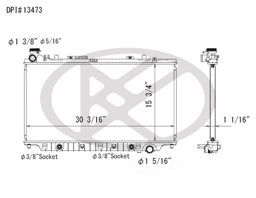 Koyorad A13473 Radiator