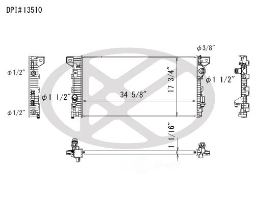 Koyorad A13510 Radiator