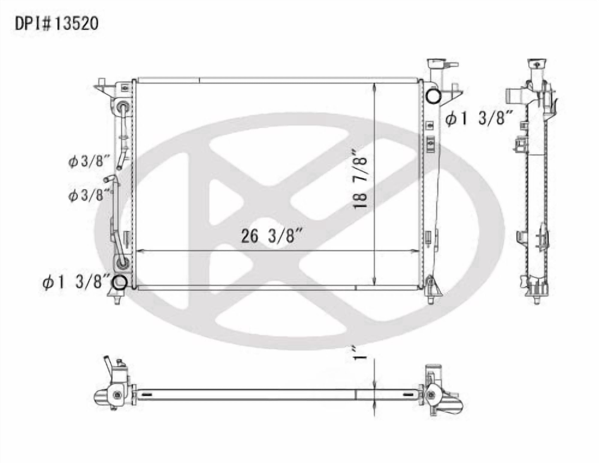 Koyorad A13520 Radiator