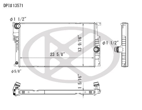 Koyorad A13571 Radiator