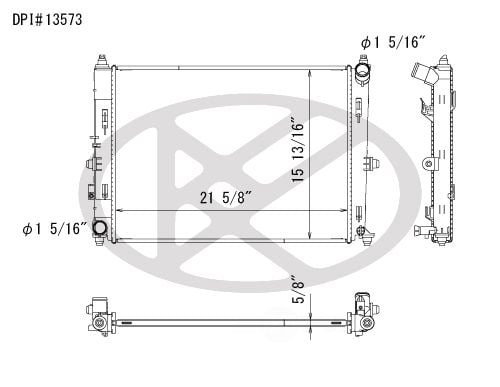 Koyorad A13573 Radiator