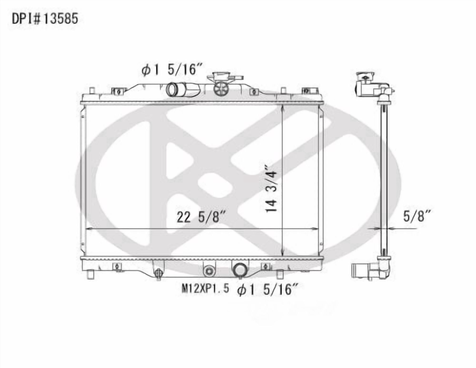 Koyorad A13585 Radiator