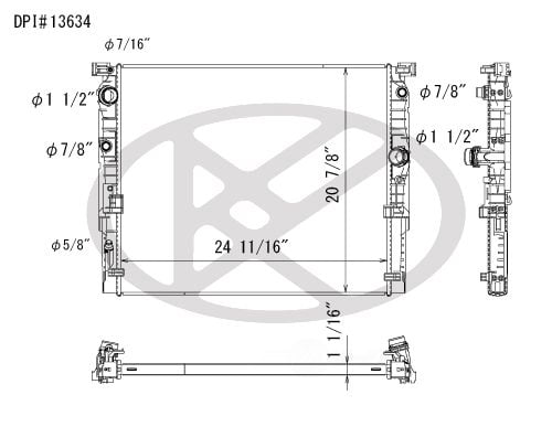 Koyorad A13634 Radiator