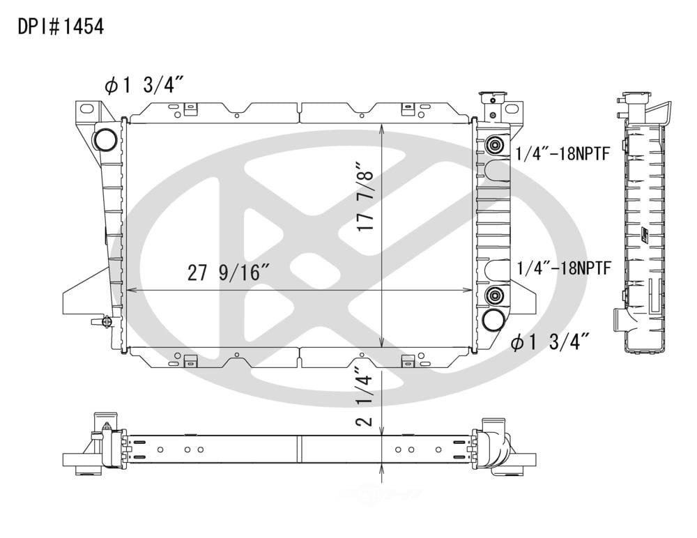 Koyorad A1454 Radiator