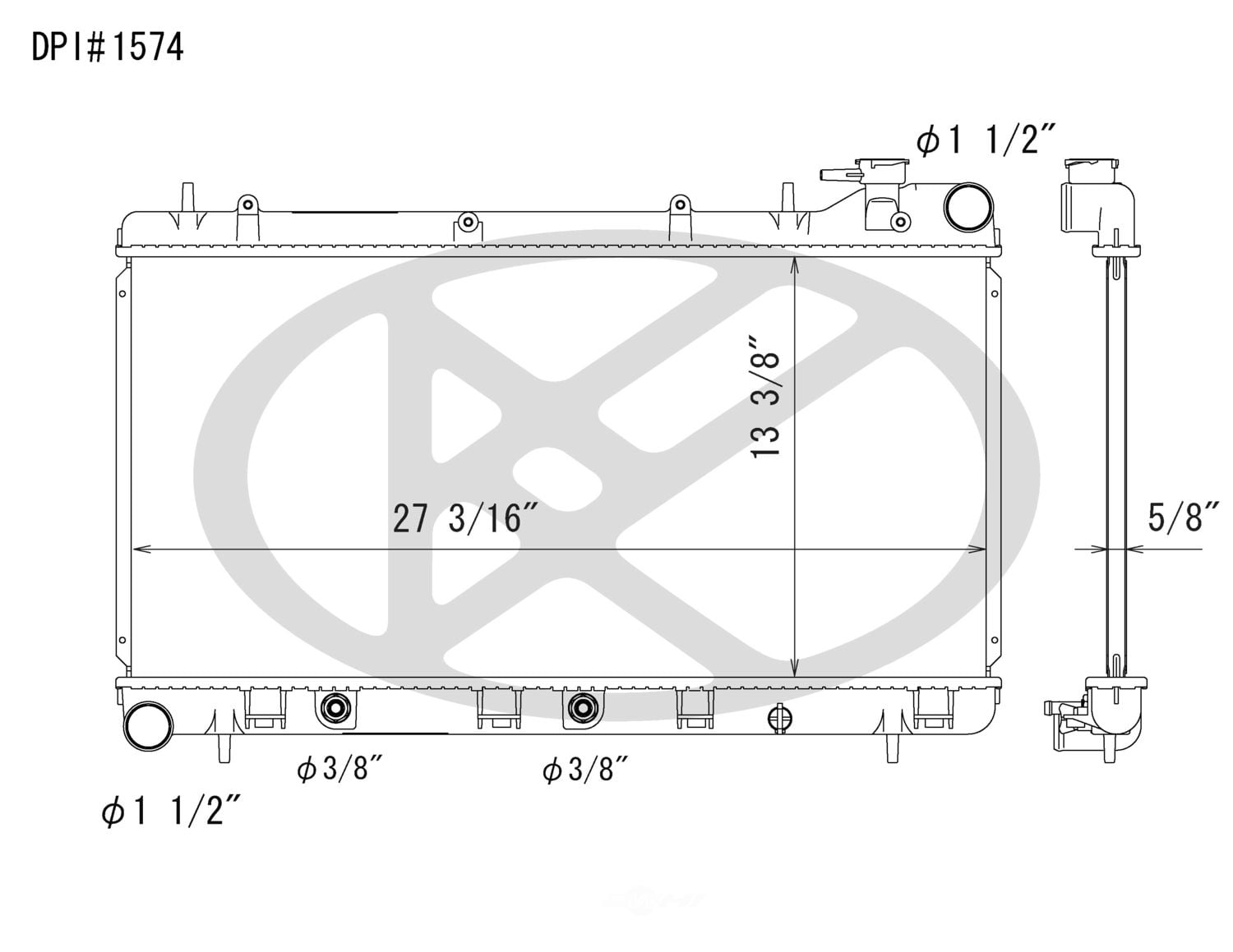 Koyorad A1574 Radiator