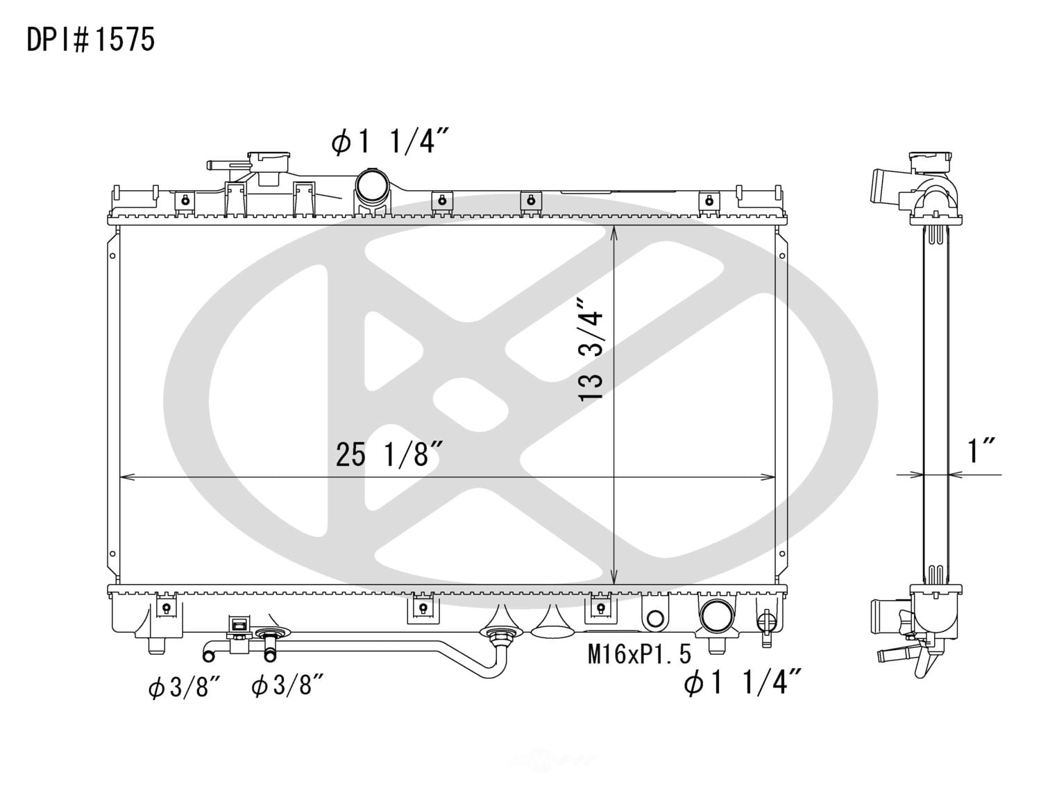 Koyorad A1575 Radiator