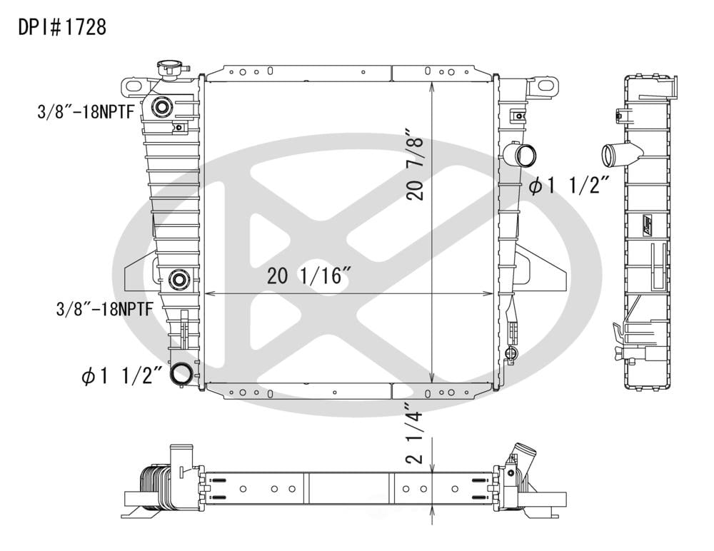 Koyorad A1728 Radiator