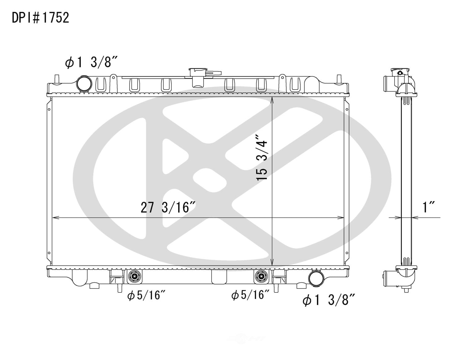Koyorad A1752 Radiator