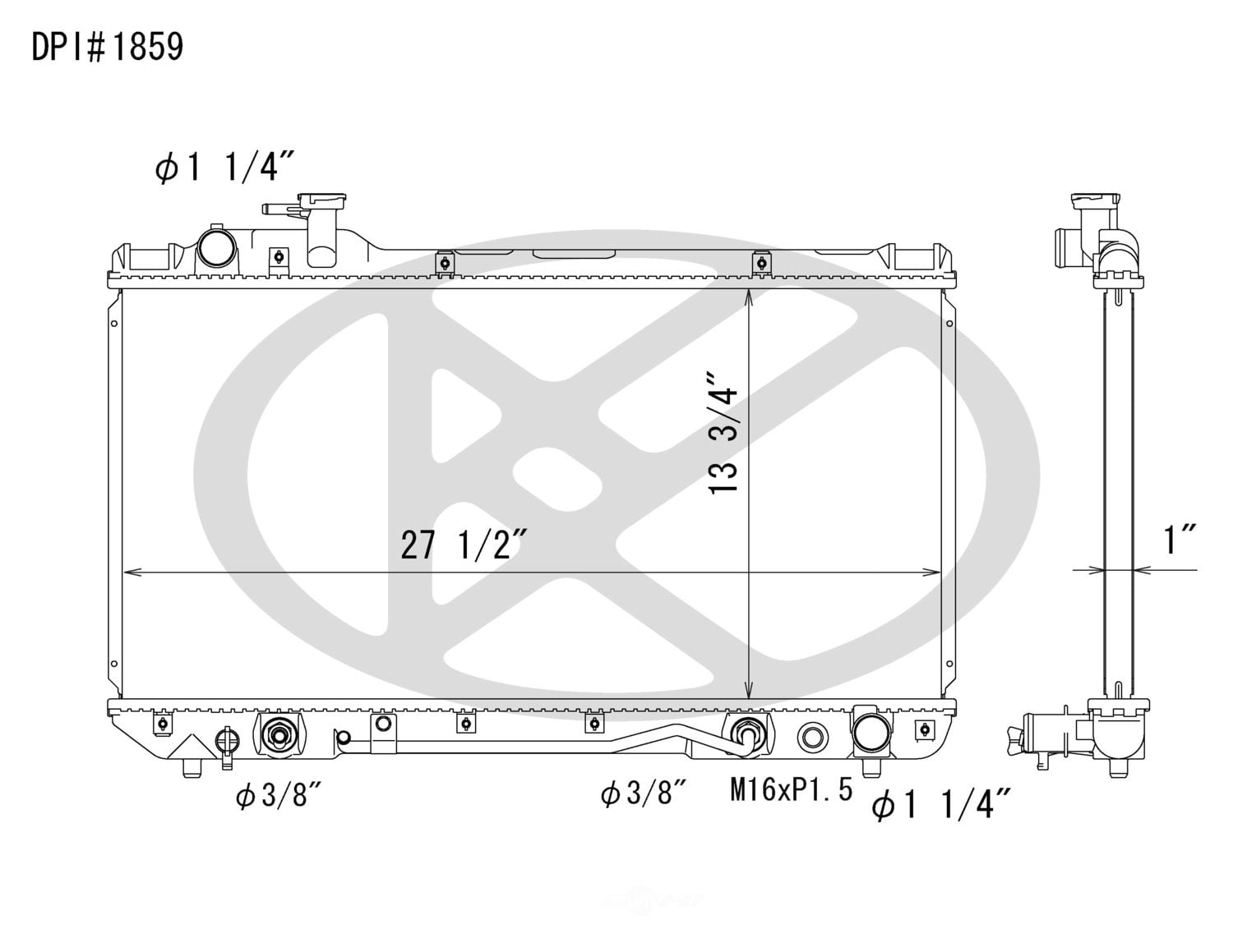 Koyorad A1859 Radiator