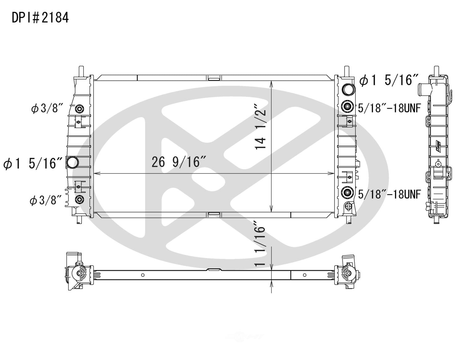 Koyorad A2184 Radiator