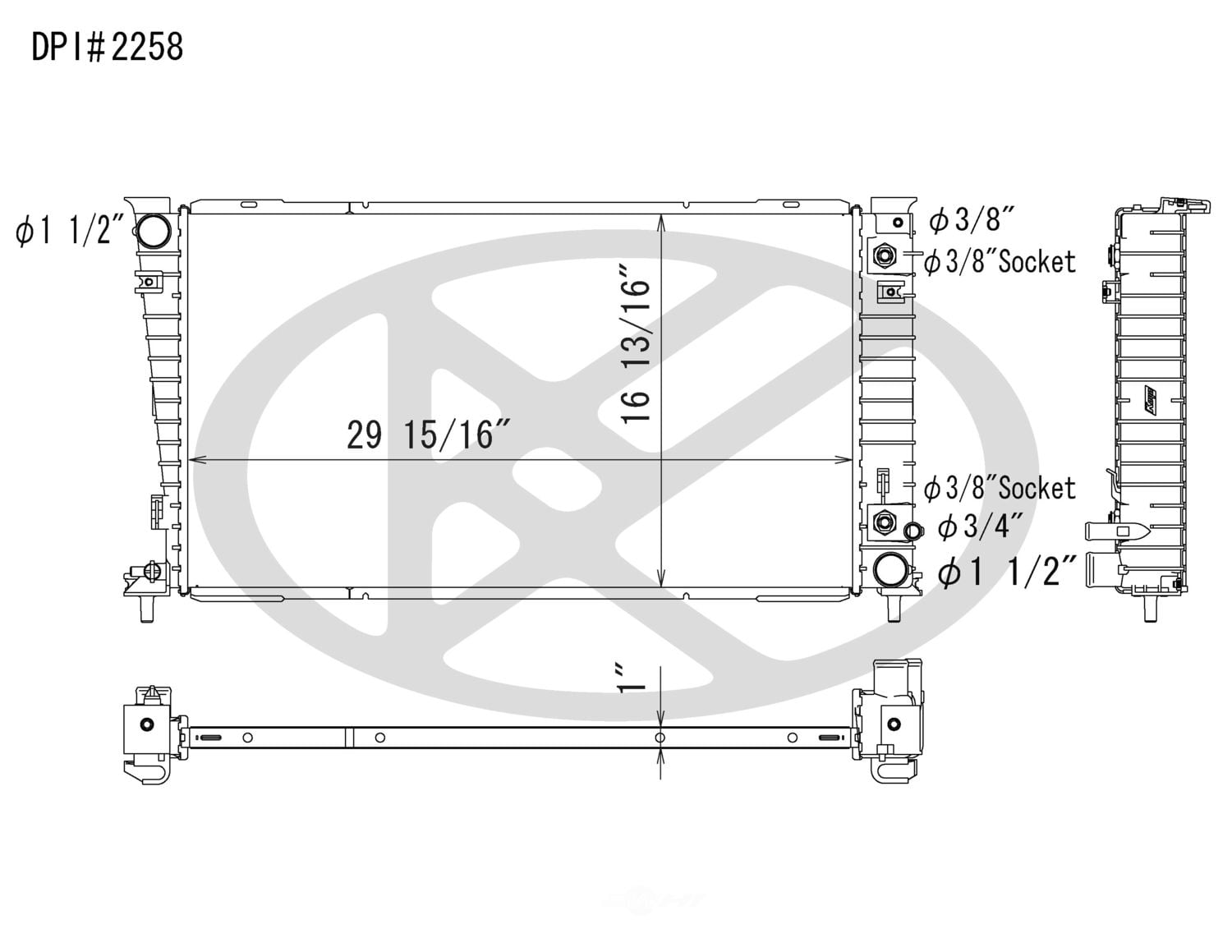Koyorad A2258 Radiator