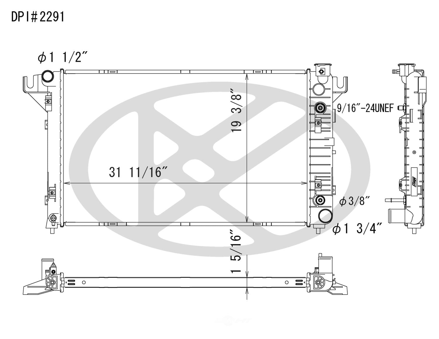 Koyorad A2291 Radiator
