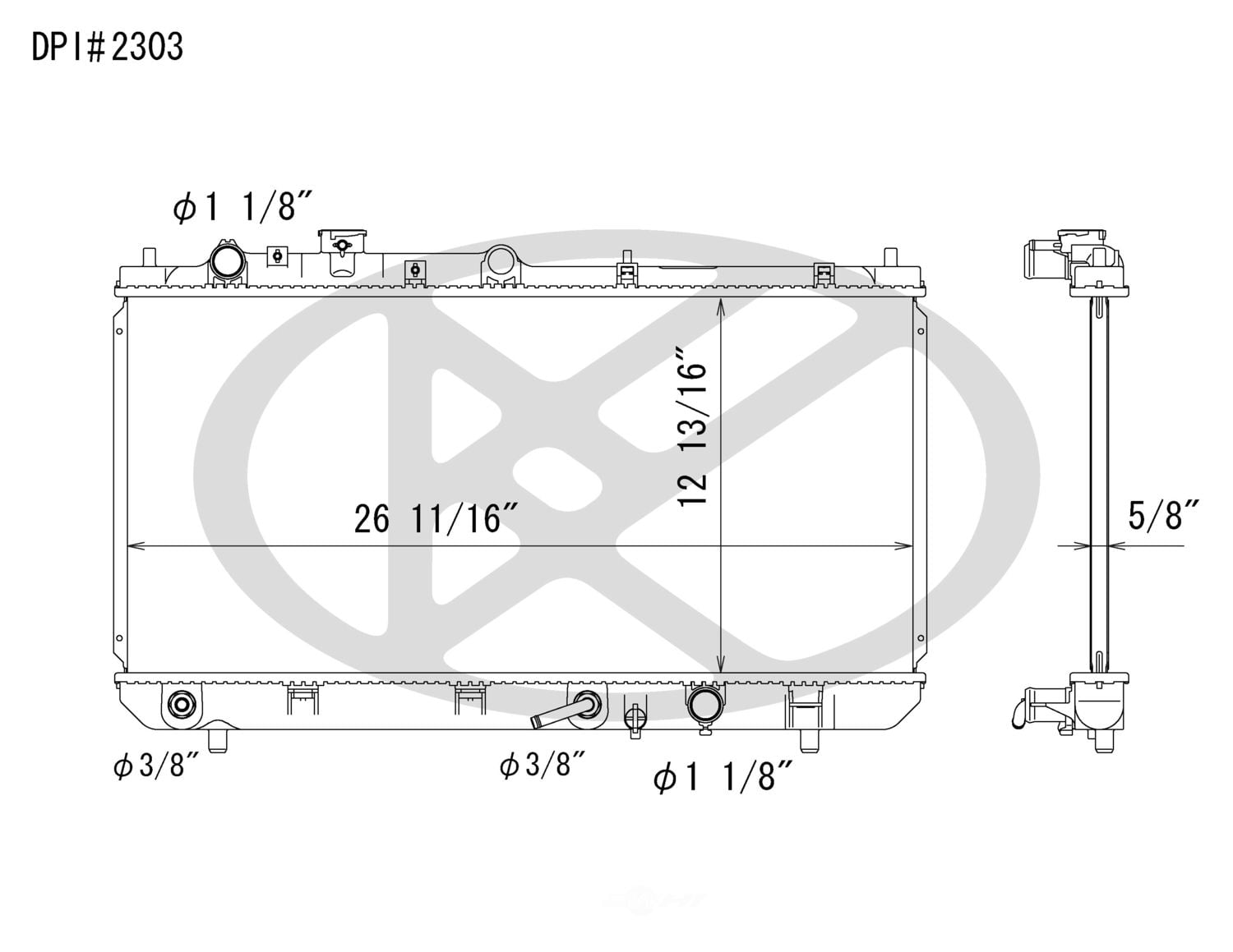 Koyorad A2303 Radiator