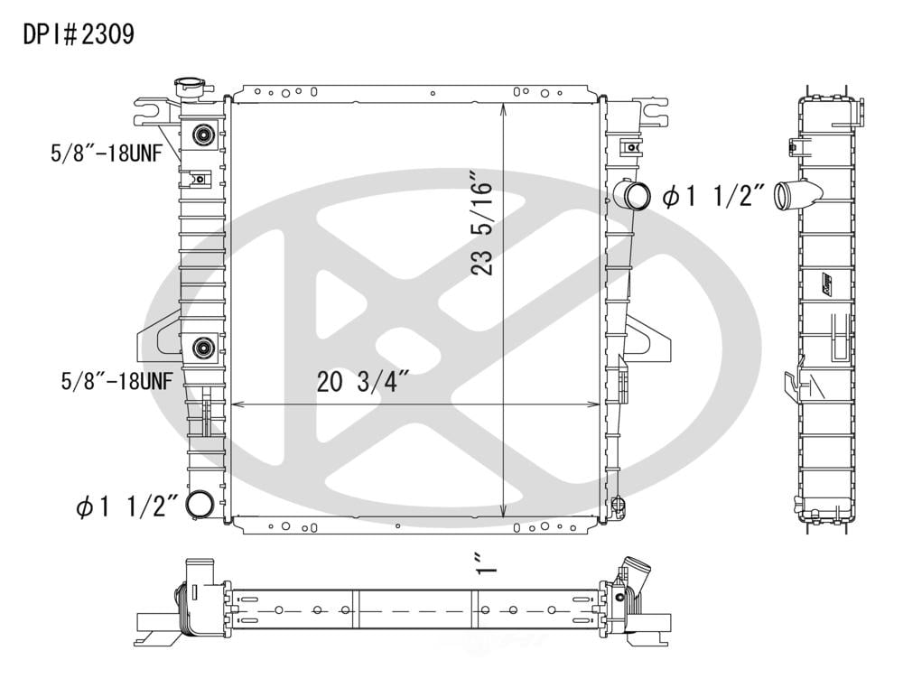 Koyorad A2309 Radiator
