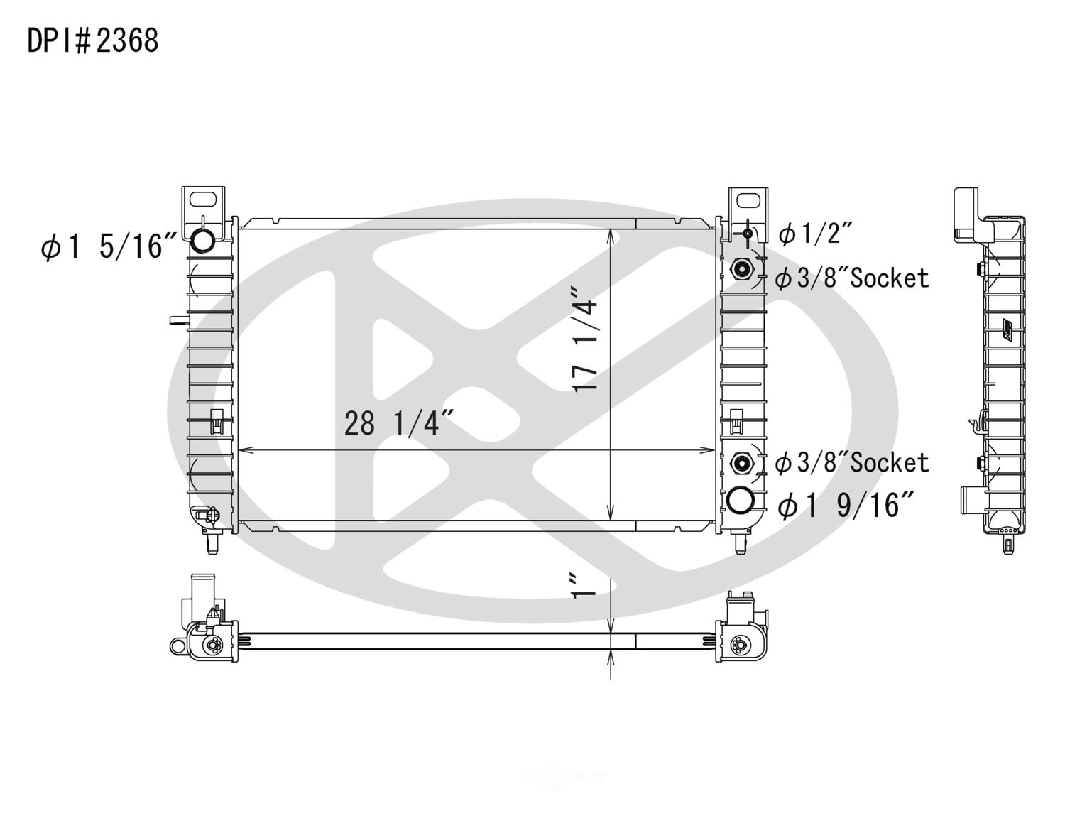 Koyorad A2368 Radiator