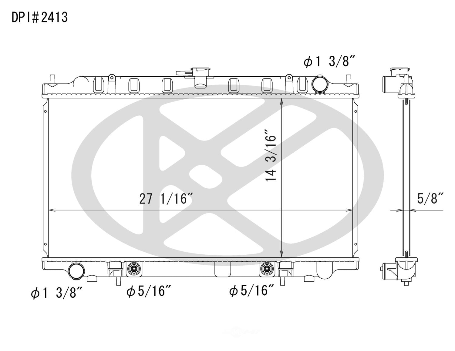 Koyorad A2413 Radiator