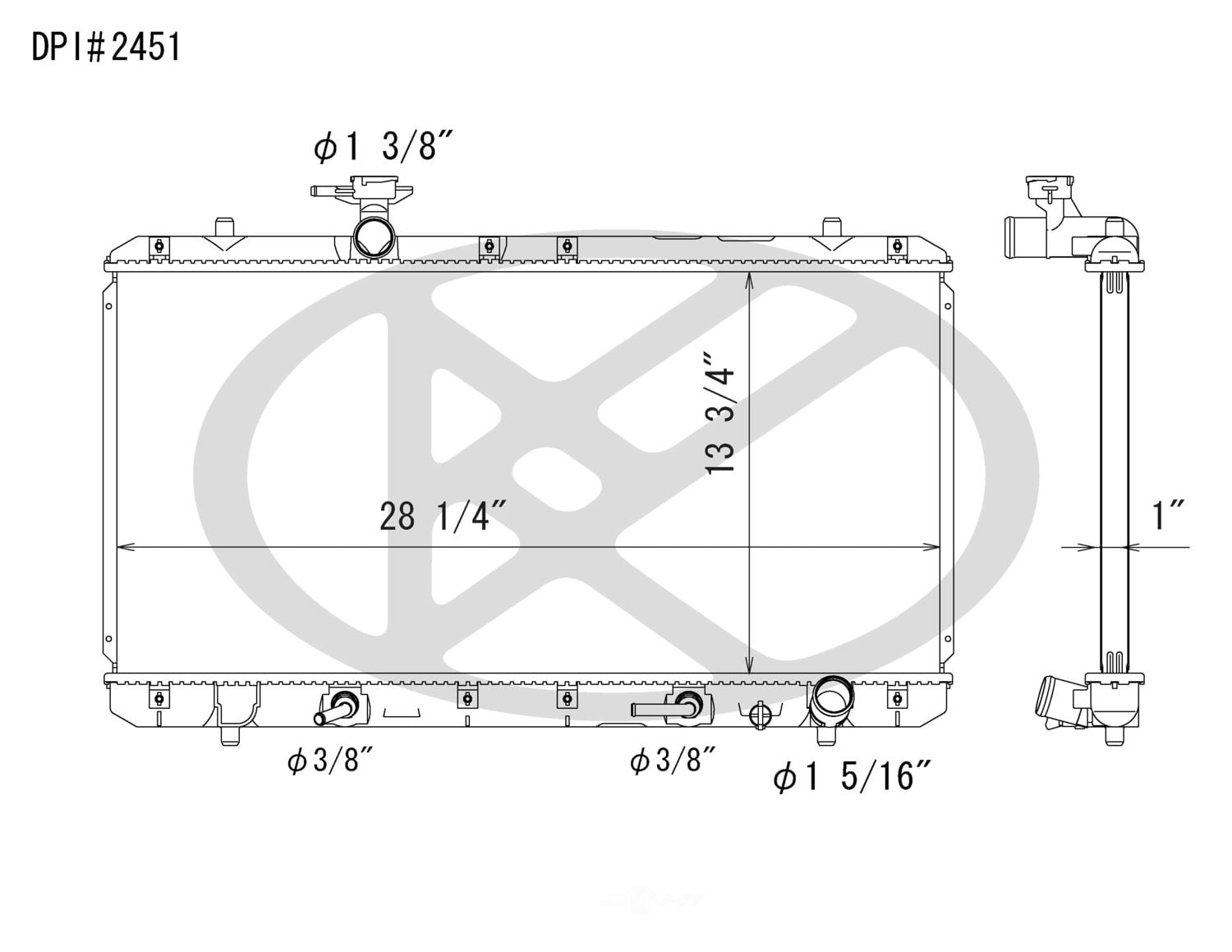 Koyorad A2451 Radiator