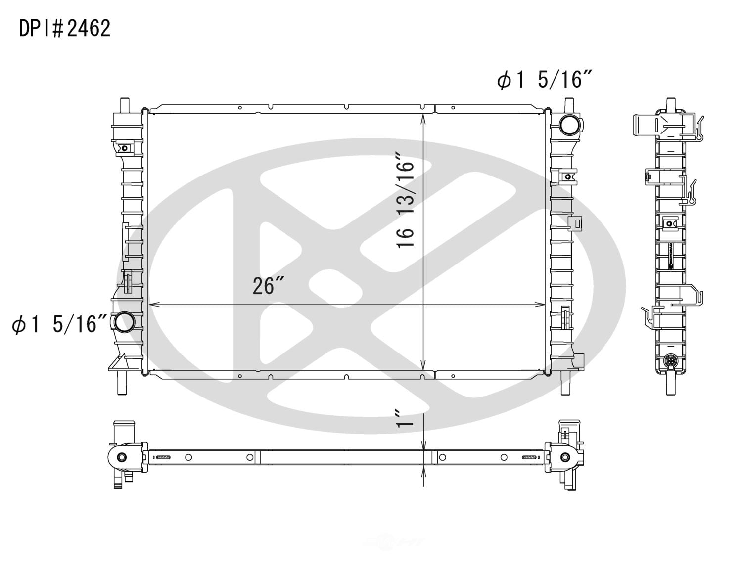 Koyorad A2462 Radiator
