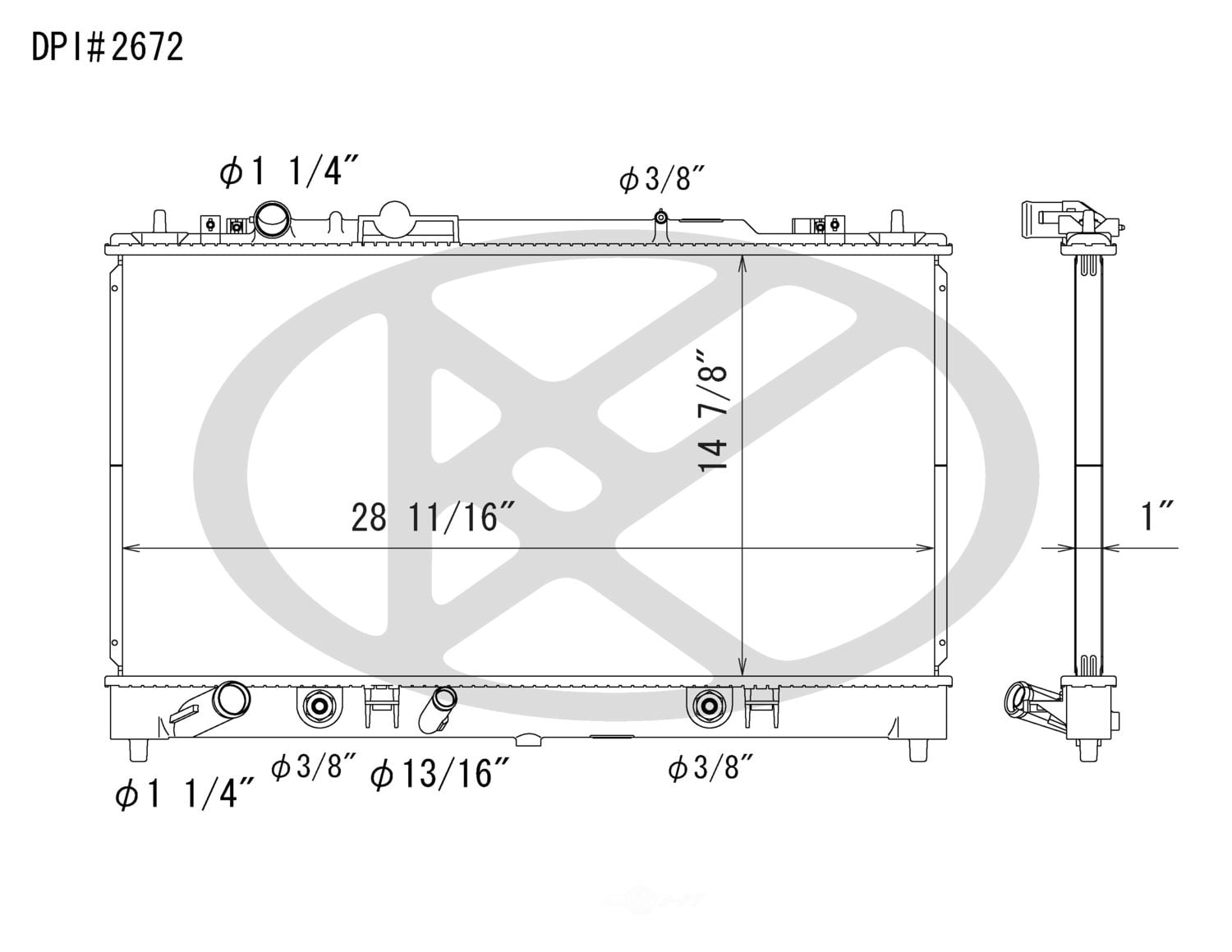 Koyorad A2672 Radiator