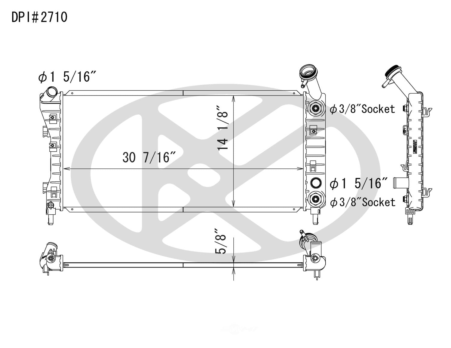 Koyorad A2710 Radiator