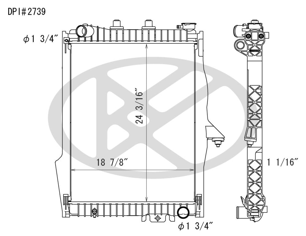 Koyorad A2739 Radiator