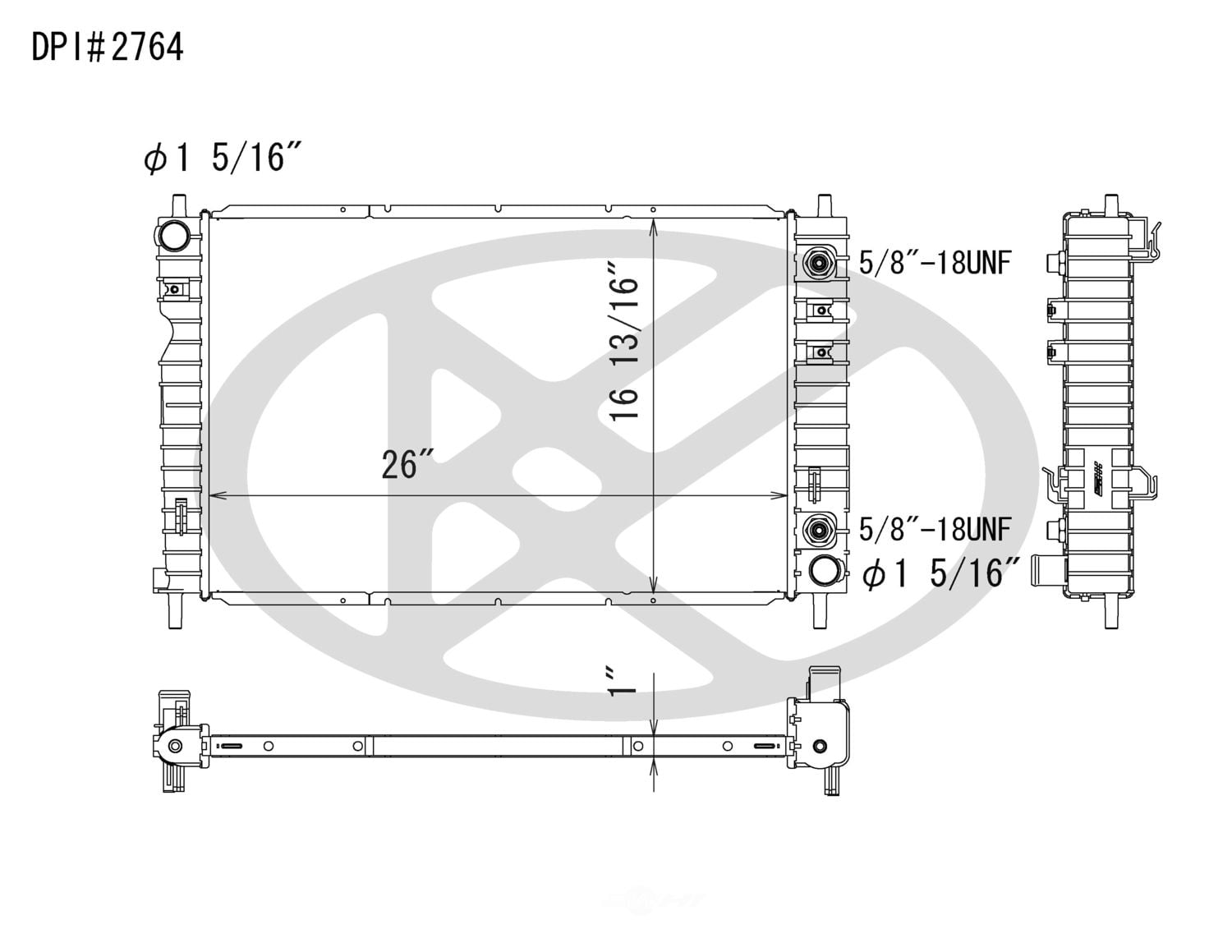 Koyorad A2764 Radiator