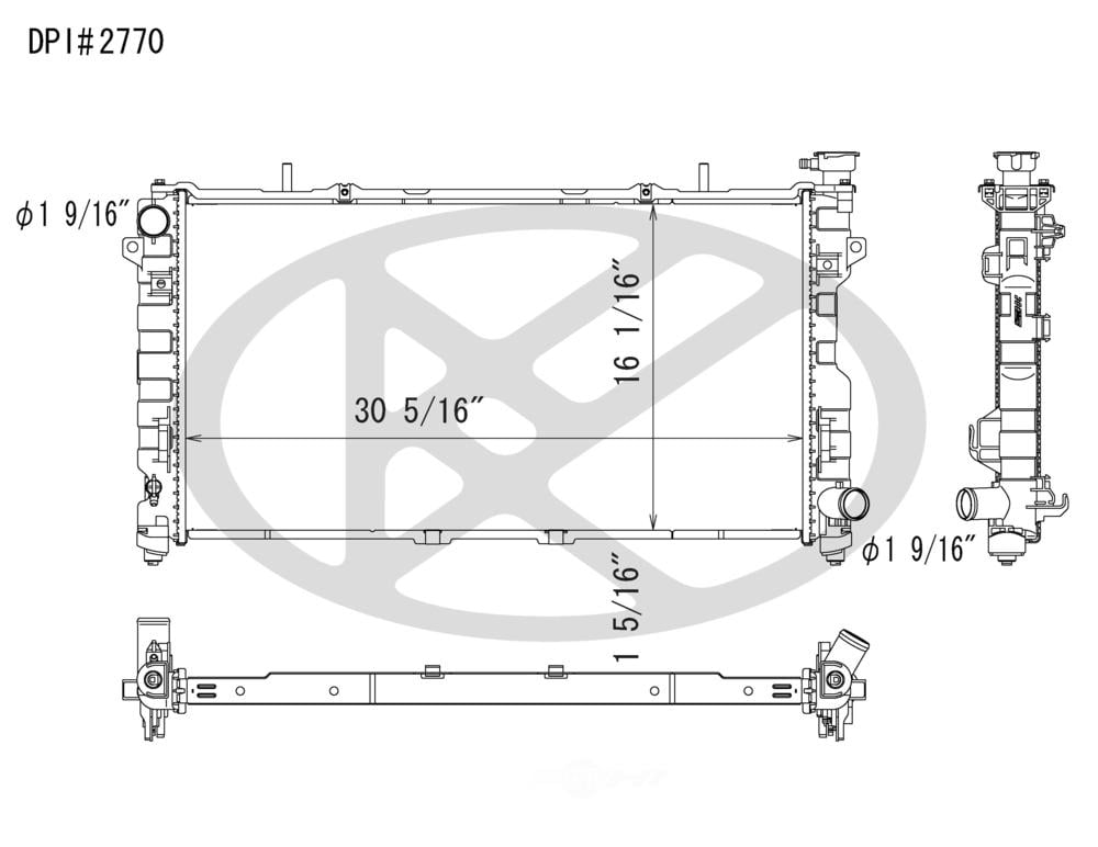 Koyorad A2770 Radiator
