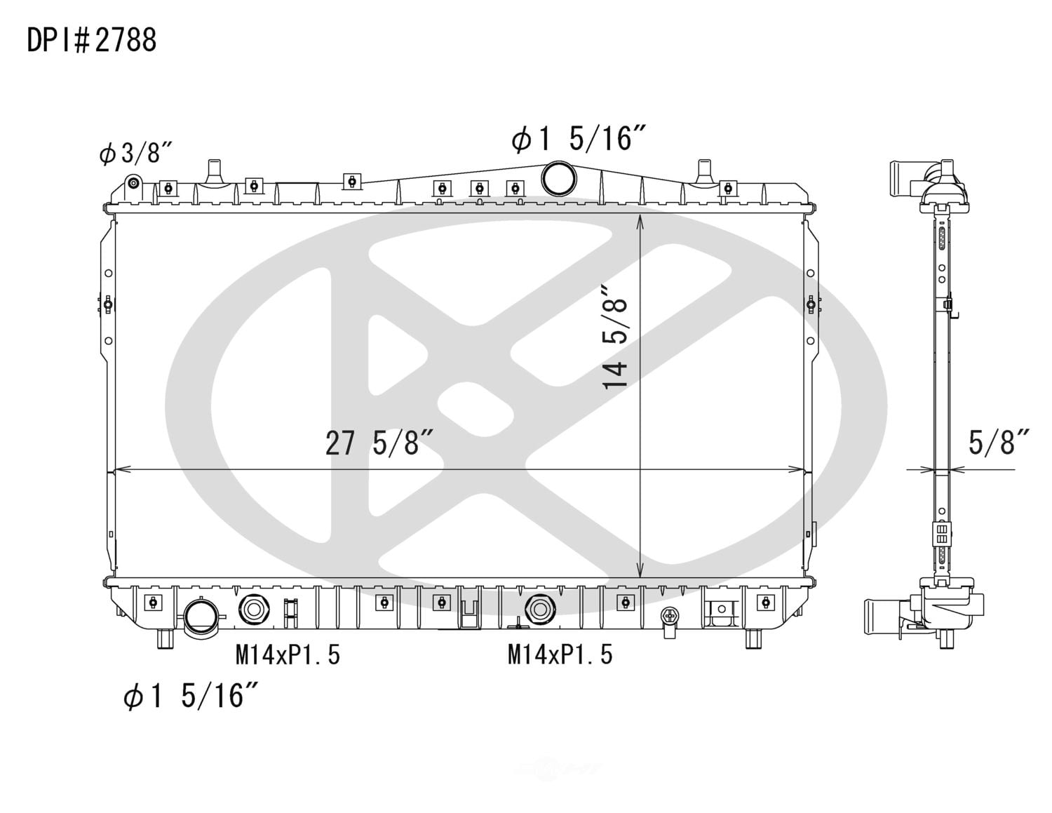 Koyorad A2788 Radiator