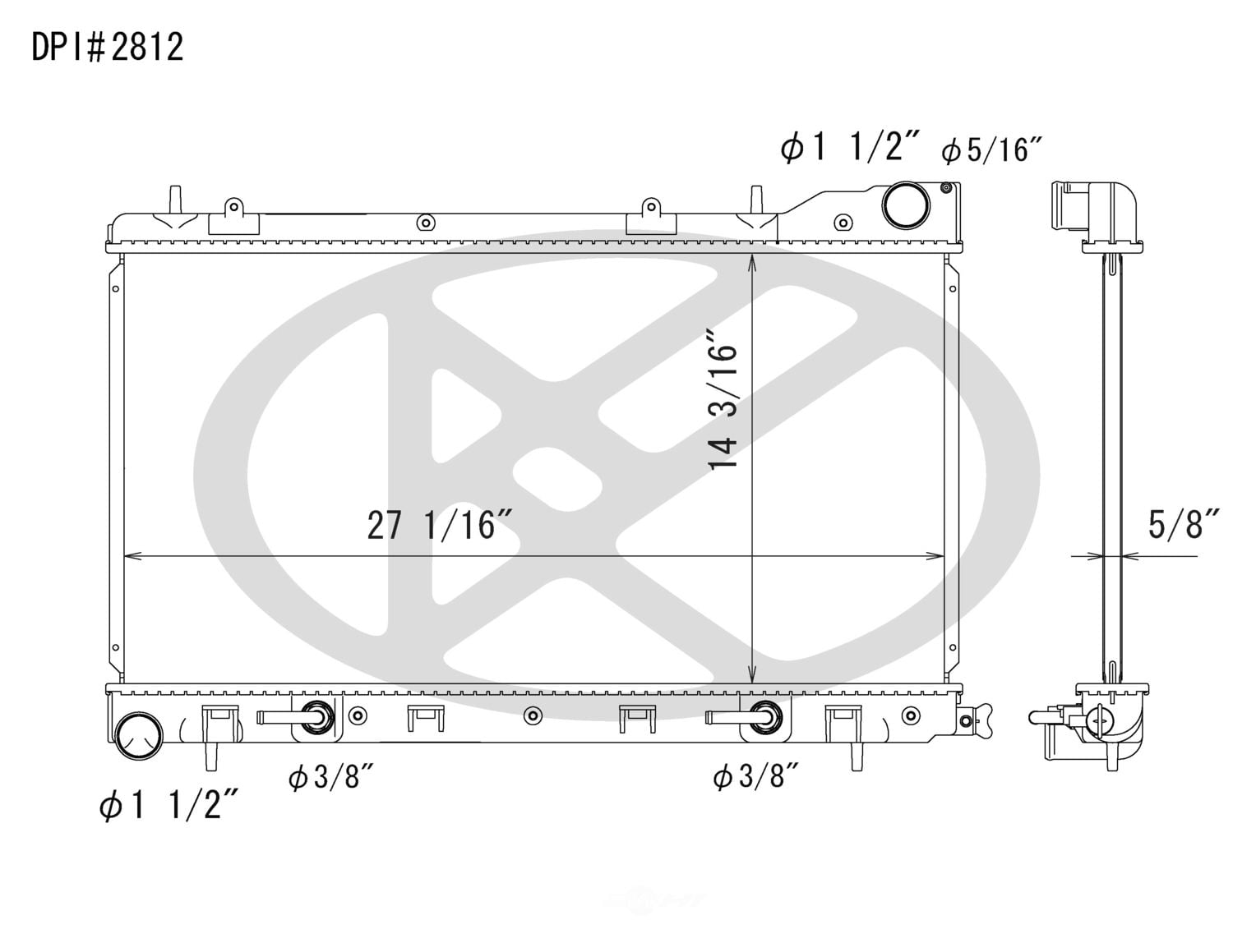 Koyorad A2812 Radiator