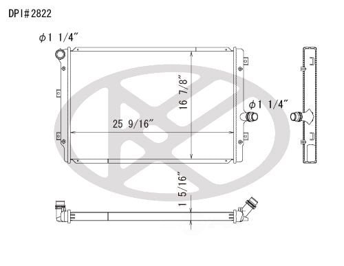 Koyorad A2822 Radiator