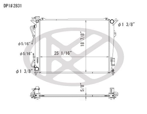 Koyorad A2831 Radiator