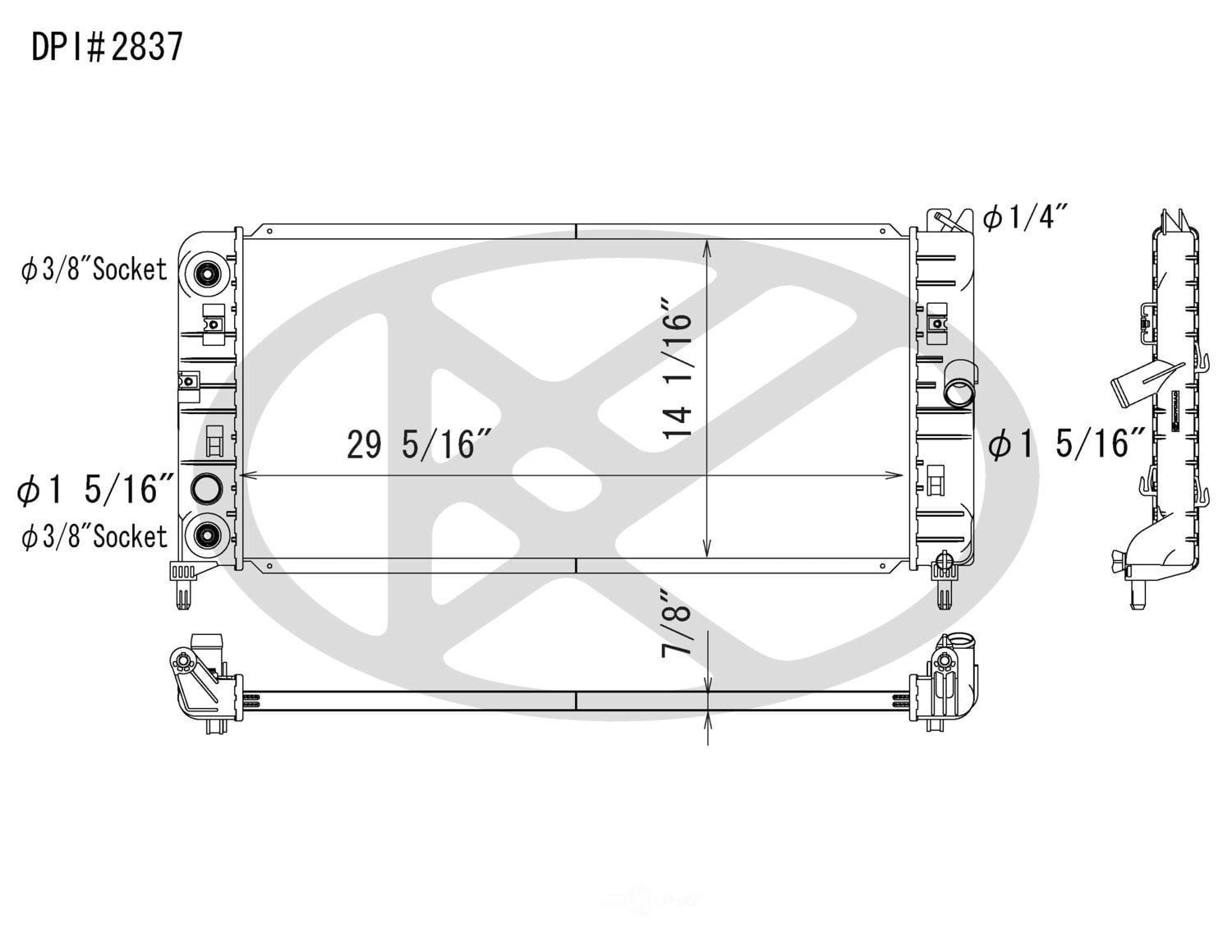 Koyorad A2837 Radiator