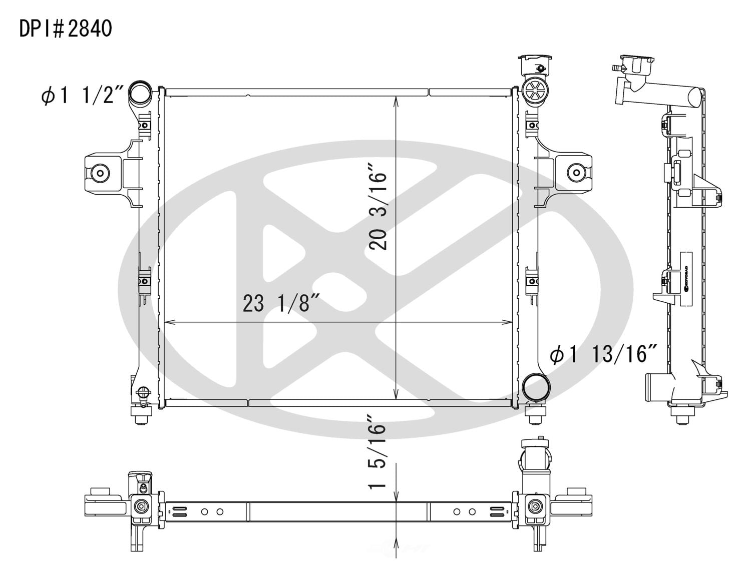 Koyorad A2840 Radiator