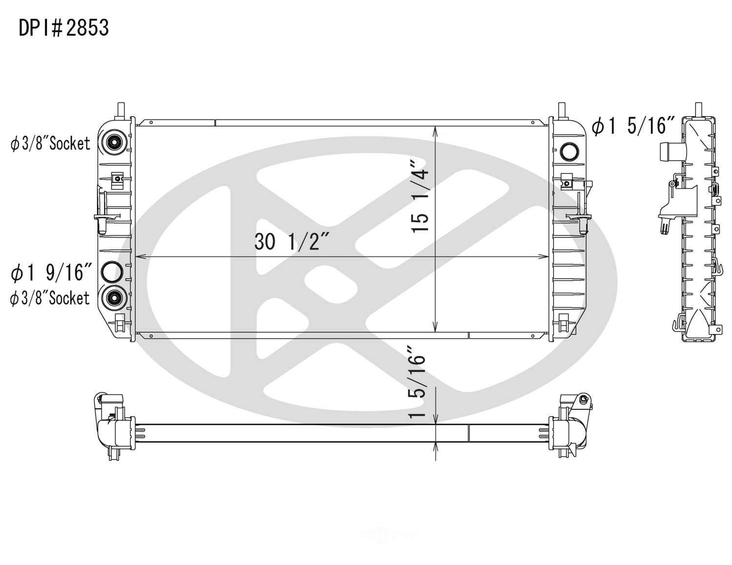 Koyorad A2853 Radiator