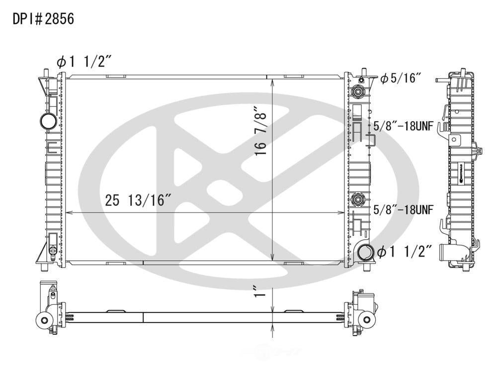 Koyorad A2856 Radiator