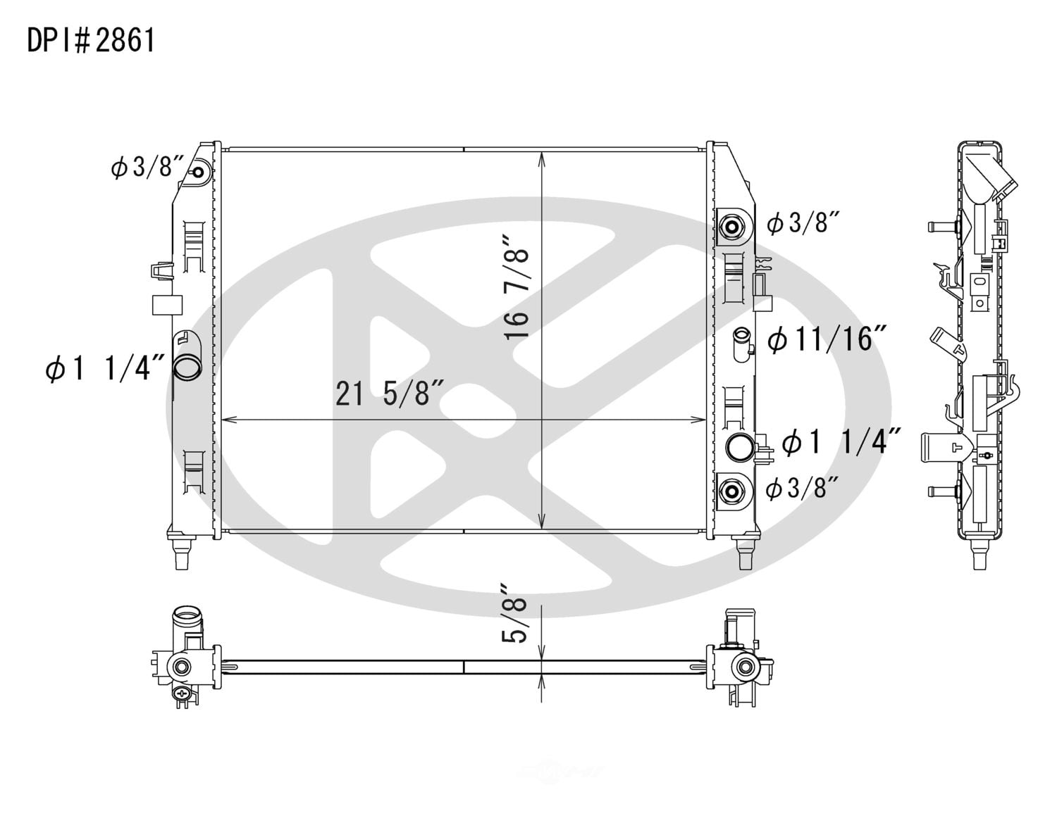 Koyorad A2861 Radiator
